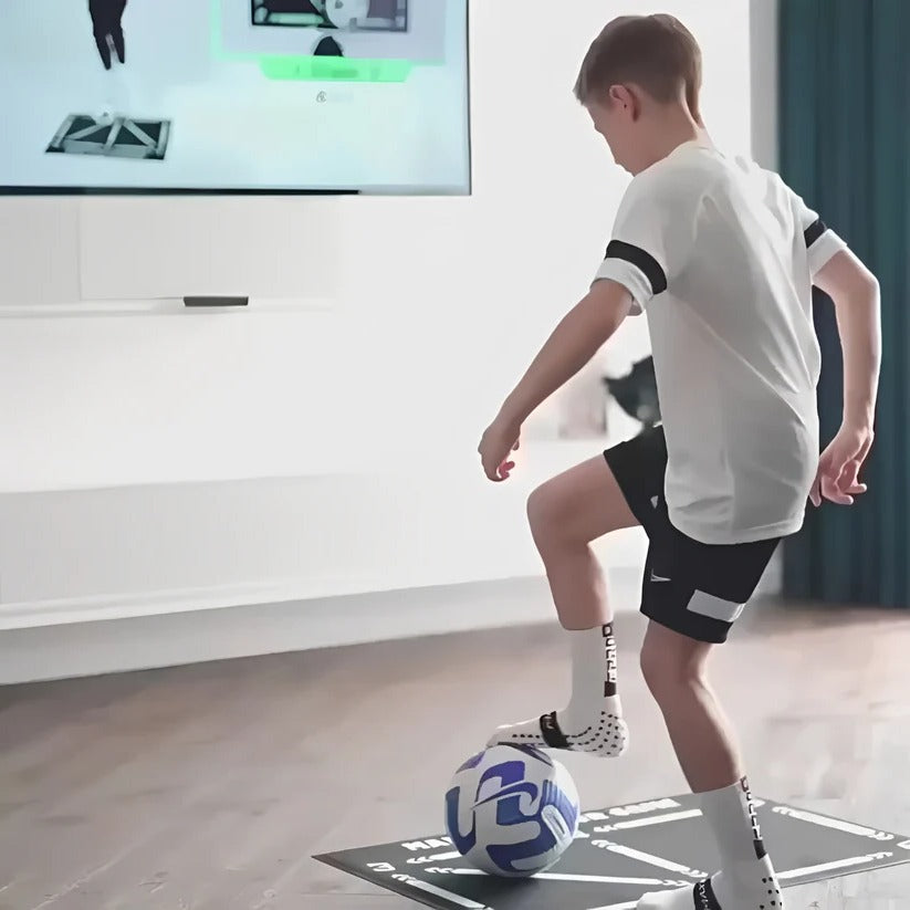 The AI-Coach Mat: Interactive Football Trainer with Professional Video System