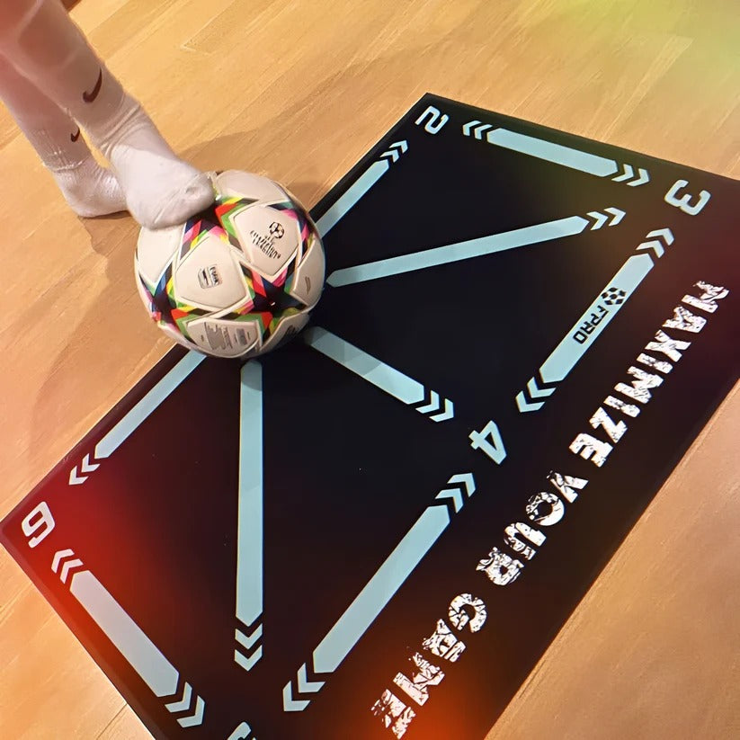 The AI-Coach Mat: Interactive Football Trainer with Professional Video System
