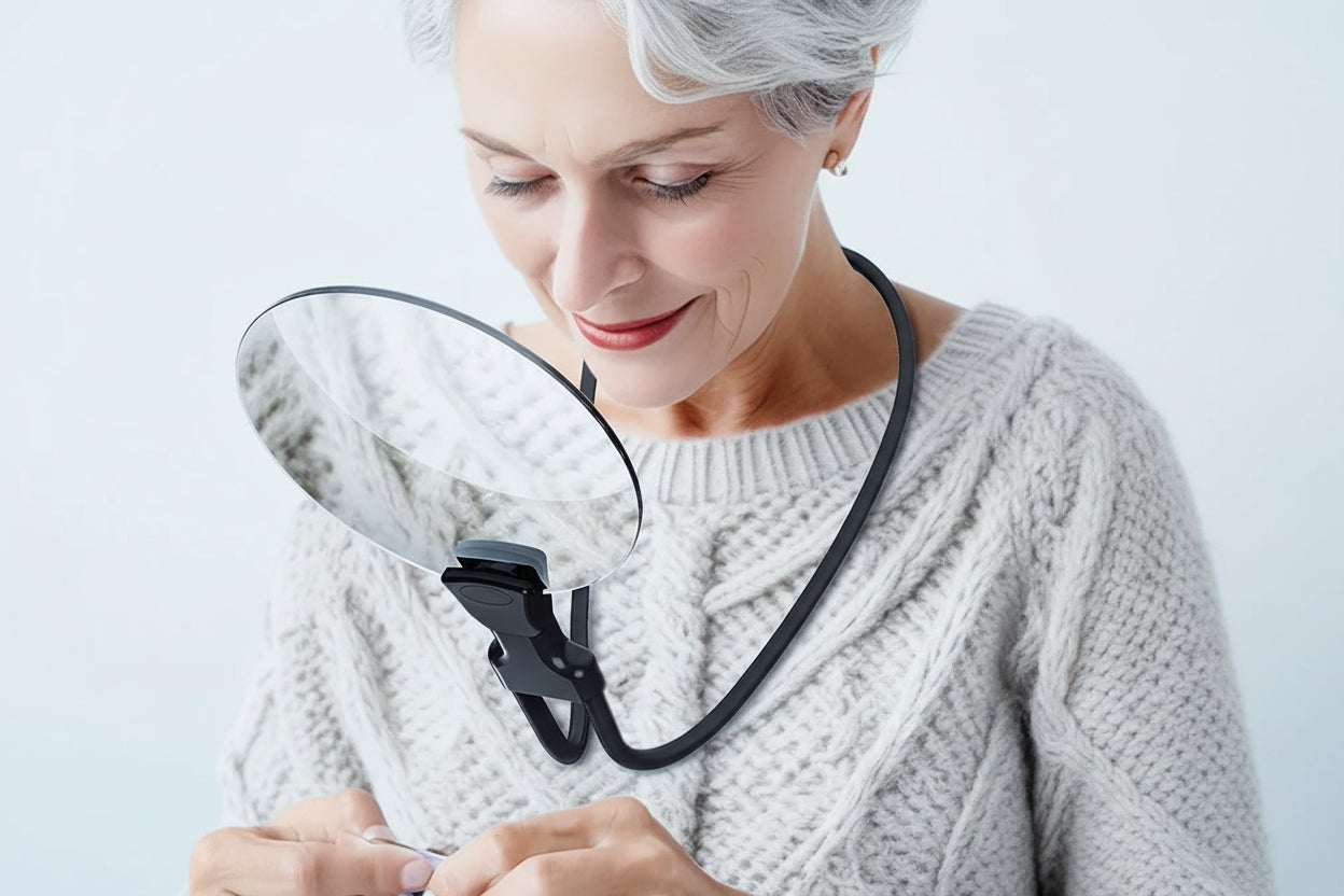 The Master-Craft Lens: Hands-Free 5X Magnifier for Intricate Artistry
