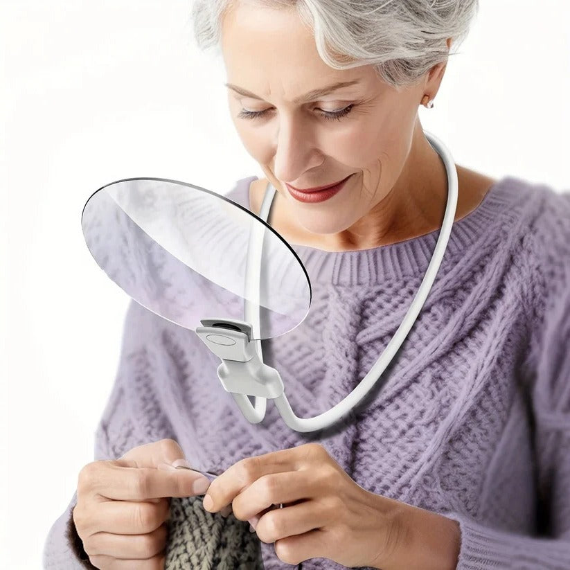 The Master-Craft Lens: Hands-Free 5X Magnifier for Intricate Artistry