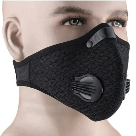 The Pure-Breath Mask: High-Airflow Reusable Face Mask with Carbon Filter