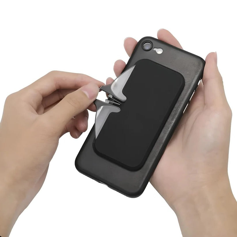 The Flat-Fold Grip: Retractable Silicone Nose Clip with Ultra-Slim Case
