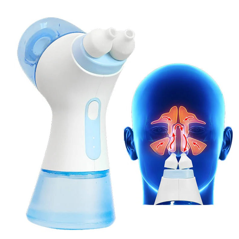 The Dual-Pulse Rinse: Rechargeable Nasal Irrigator with Bi-Directional Flow