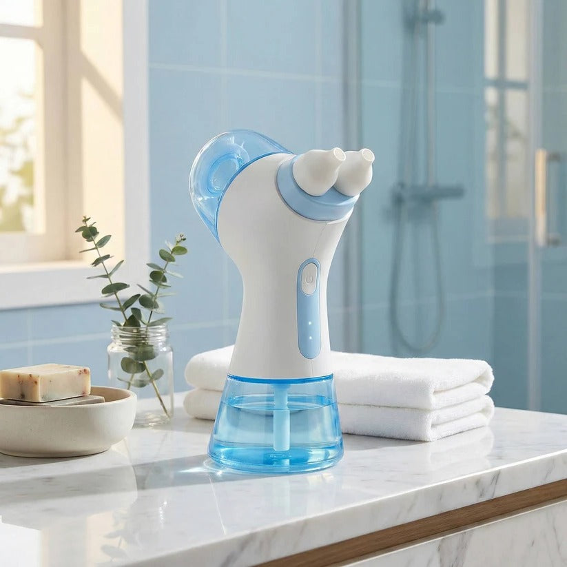 The Dual-Pulse Rinse: Rechargeable Nasal Irrigator with Bi-Directional Flow