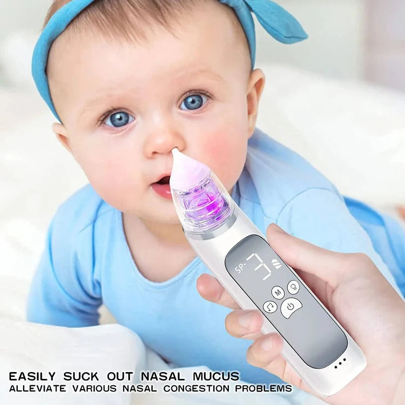 The Cloud-Clear Pro: Rechargeable Baby Nasal Aspirator with 3 Gentle Modes
