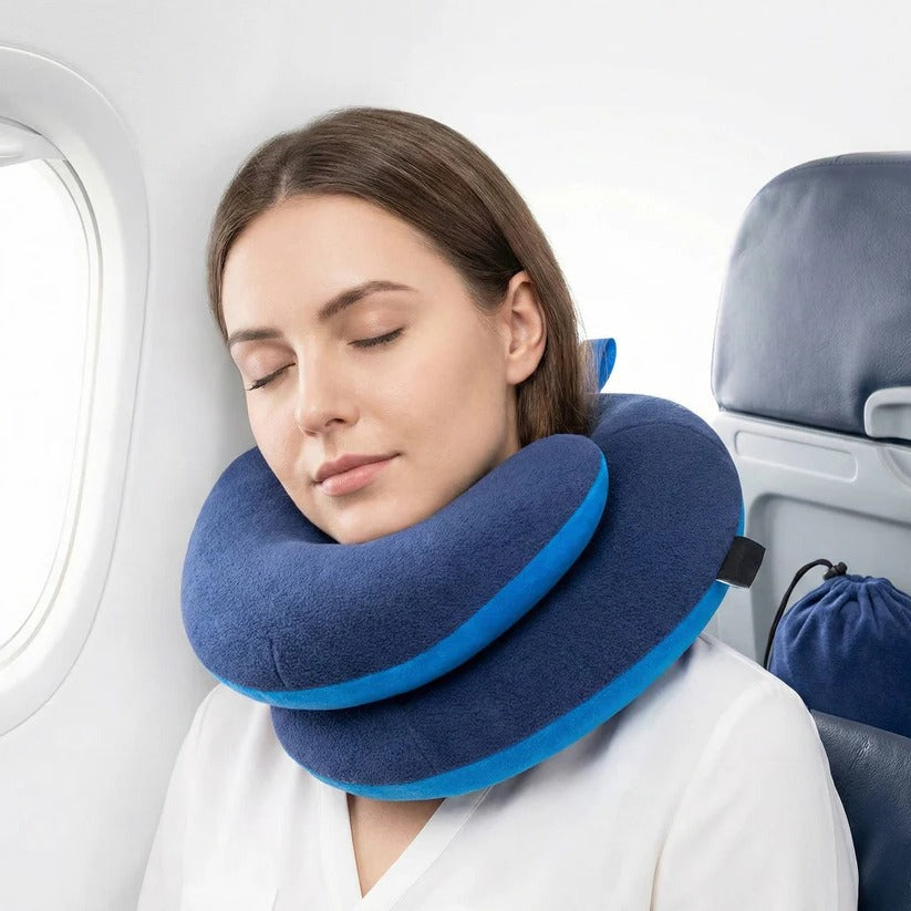 The Season-Sync Pillow: Reversible Microfleece Neck Support for All Climates
