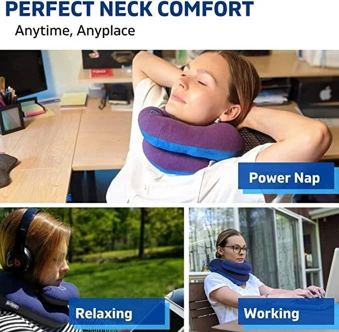 The Season-Sync Pillow: Reversible Microfleece Neck Support for All Climates