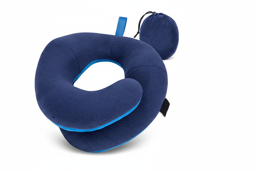 The Season-Sync Pillow: Reversible Microfleece Neck Support for All Climates