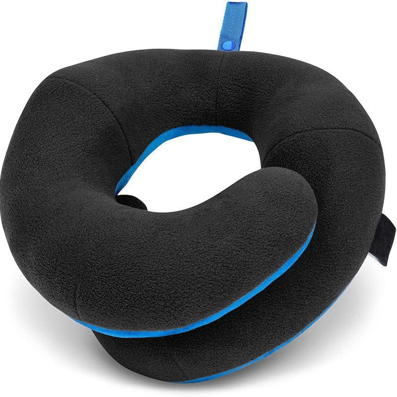 The Season-Sync Pillow: Reversible Microfleece Neck Support for All Climates