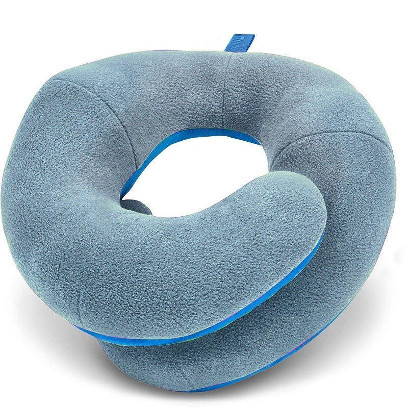 The Season-Sync Pillow: Reversible Microfleece Neck Support for All Climates