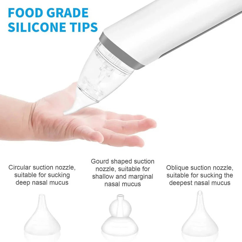 The Cloud-Clear Pro: Rechargeable Baby Nasal Aspirator with 3 Gentle Modes