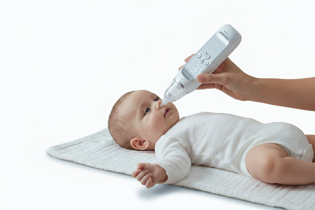 The Cloud-Clear Pro: Rechargeable Baby Nasal Aspirator with 3 Gentle Modes