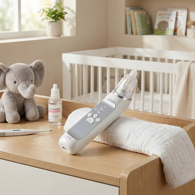 The Cloud-Clear Pro: Rechargeable Baby Nasal Aspirator with 3 Gentle Modes